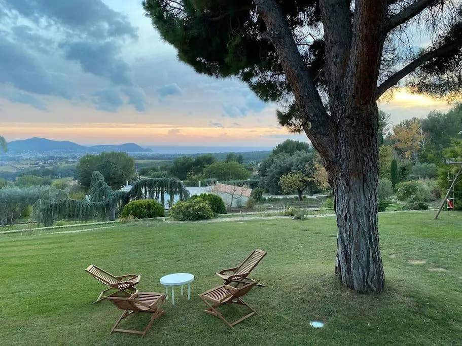 Magnifique Domaine Avec Bastide Provencale, Piscine Vue Mer Proche Bandol Et Sanary Villa Laouque France