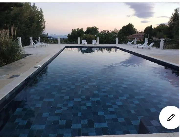 Magnifique Domaine Avec Bastide Provencale, Piscine Vue Mer Proche Bandol Et Sanary Villa Laouque