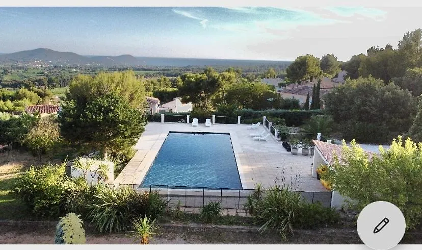 Magnifique Domaine Avec Bastide Provencale, Piscine Vue Mer Proche Bandol Et Sanary Villa Laouque 0*,